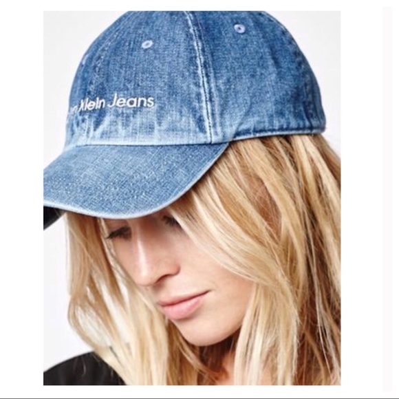 calvin klein hat denim